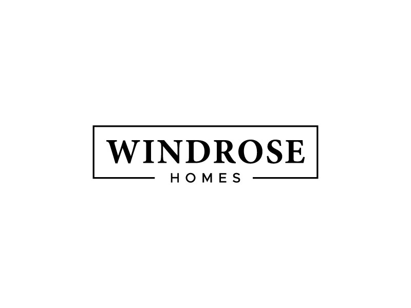 Windrose Homes logo design by crazher