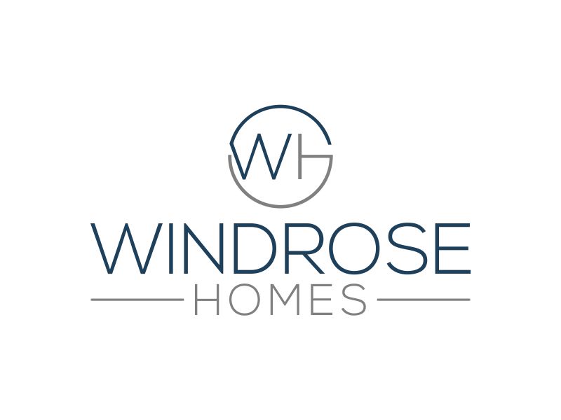 Windrose Homes logo design by MUNAROH
