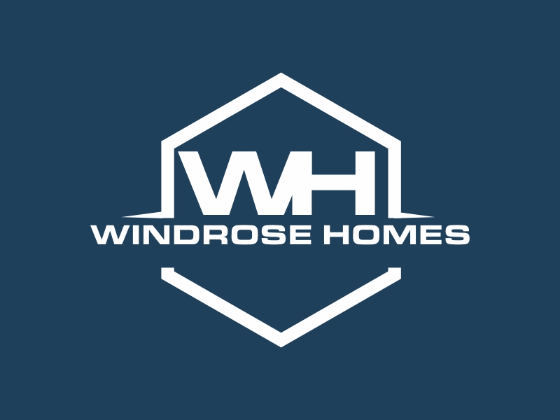 Windrose Homes logo design by Greenlight
