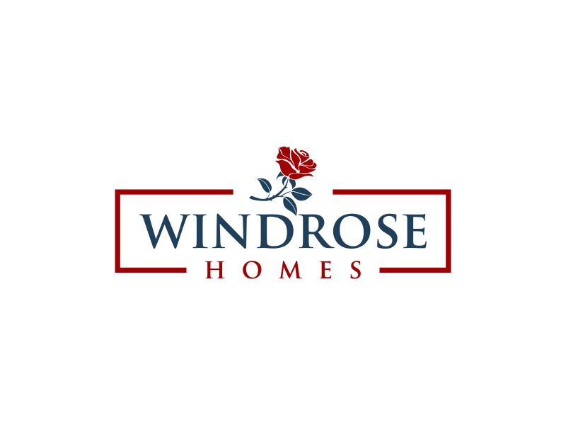 Windrose Homes logo design by oke2angconcept