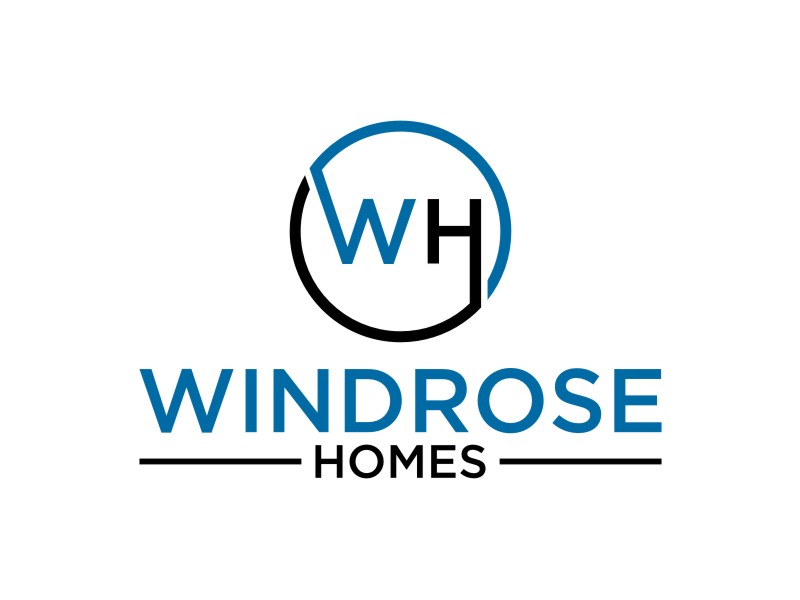 Windrose Homes logo design by rief