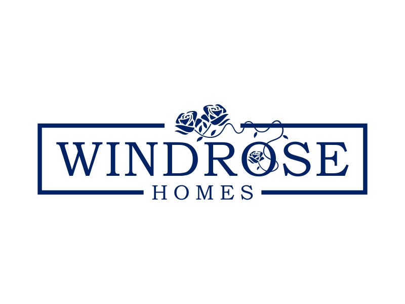 Windrose Homes logo design by Kruger