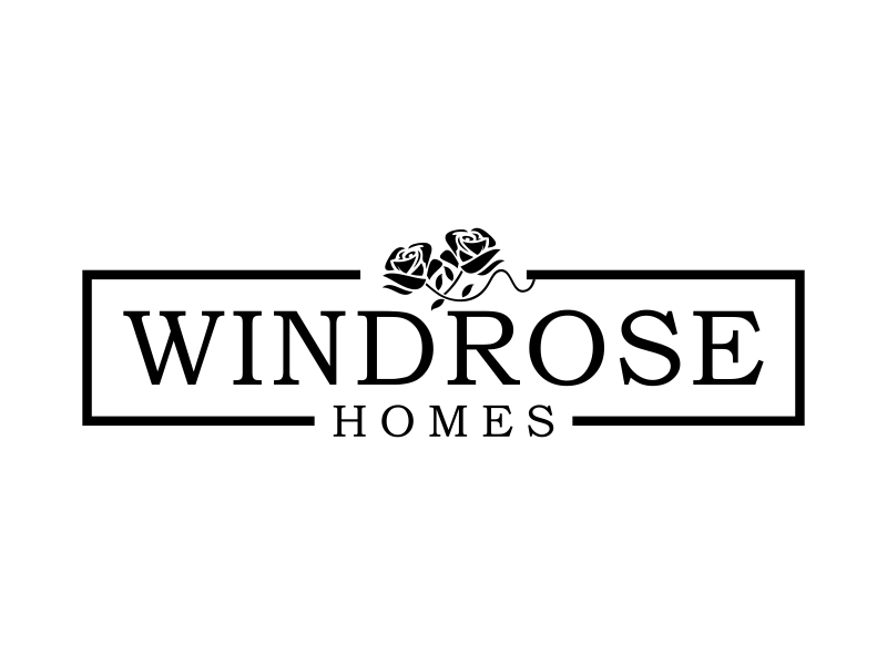 Windrose Homes logo design by Kruger