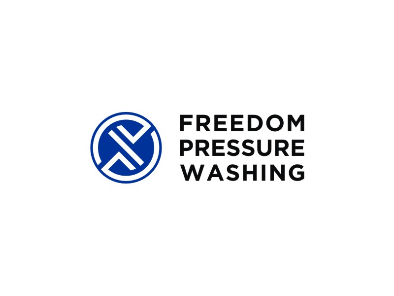 Freedom pressure washing logo design by Kraken