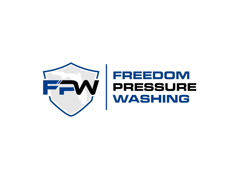 Freedom pressure washing logo design by GassPoll