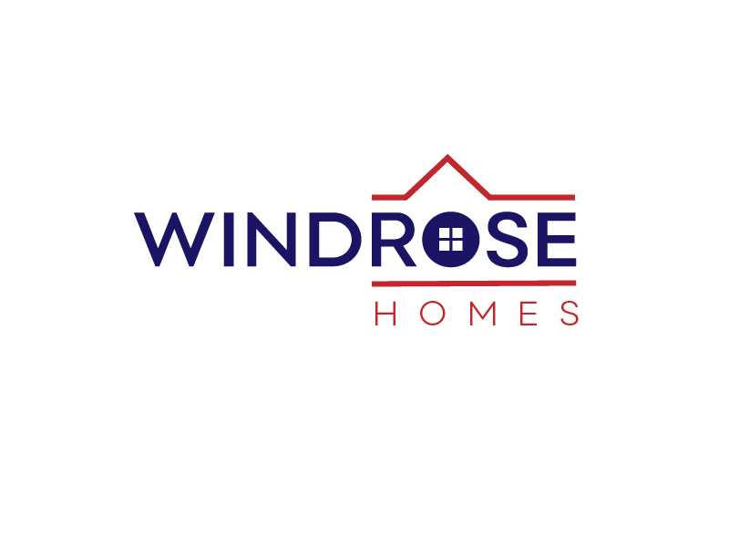 Windrose Homes logo design by grea8design