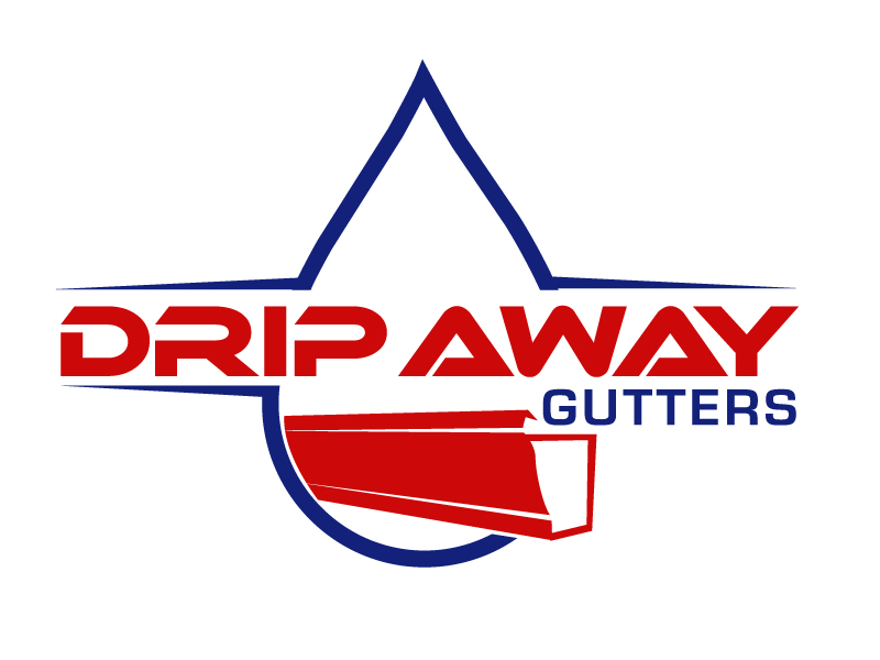 Drip Away Gutters logo design by PMG