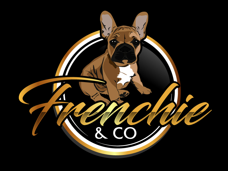 Frenchie & Co logo design by ElonStark