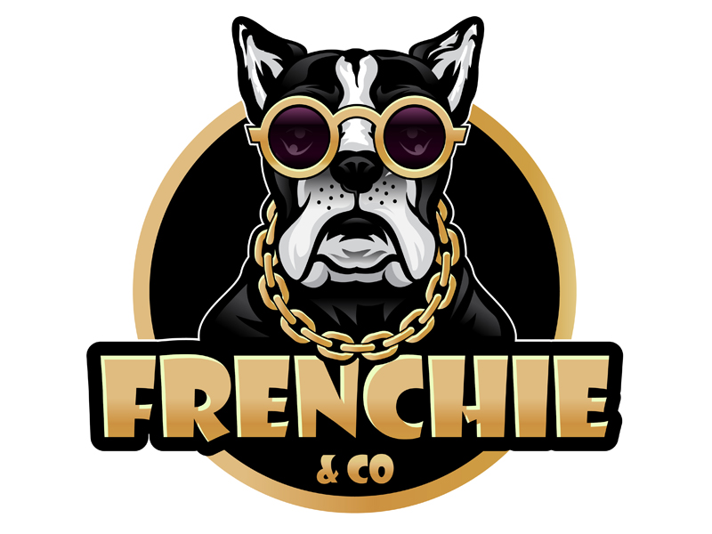 Frenchie & Co logo design by DreamLogoDesign