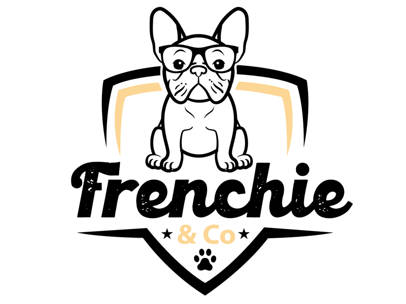 Frenchie & Co logo design by DreamLogoDesign