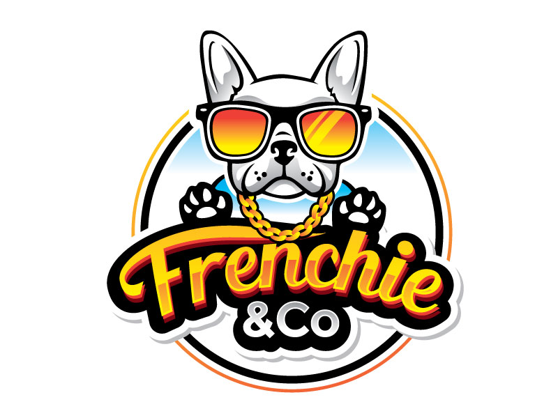 Frenchie & Co logo design by REDCROW