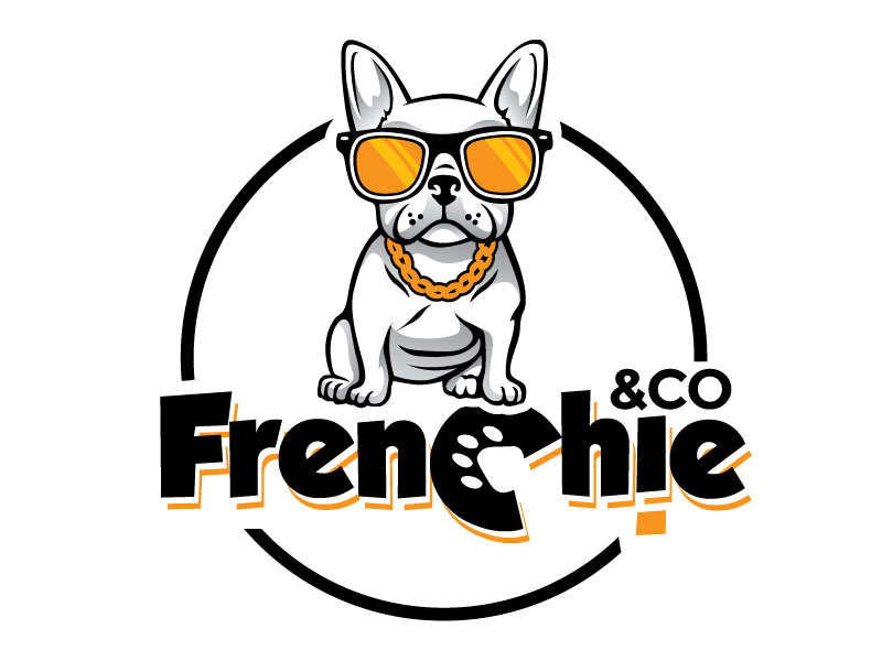 Frenchie & Co logo design by REDCROW
