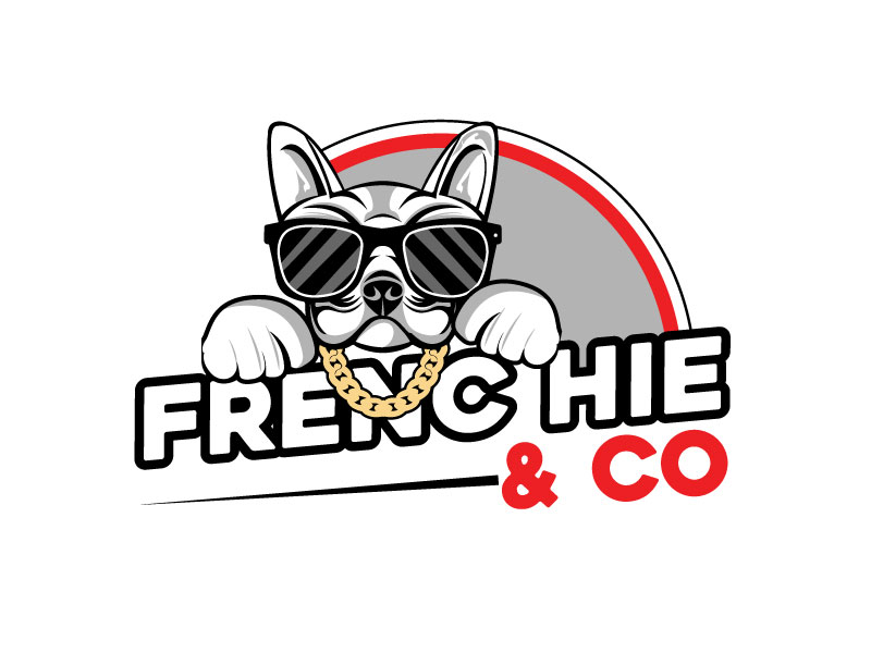Frenchie & Co logo design by LogoQueen
