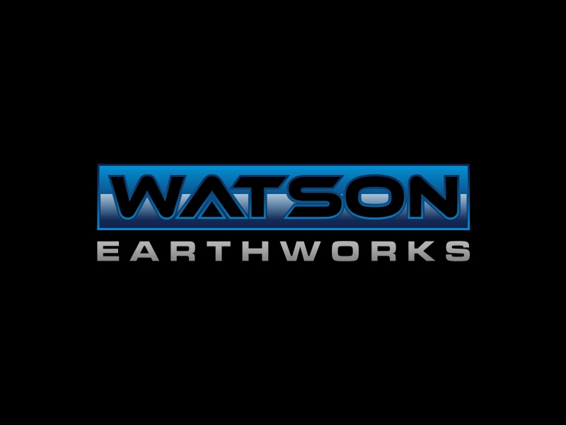 WATSON EARTHWORKS logo design by GassPoll