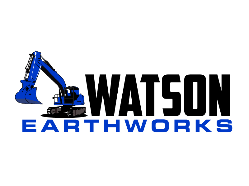 WATSON EARTHWORKS logo design by ElonStark