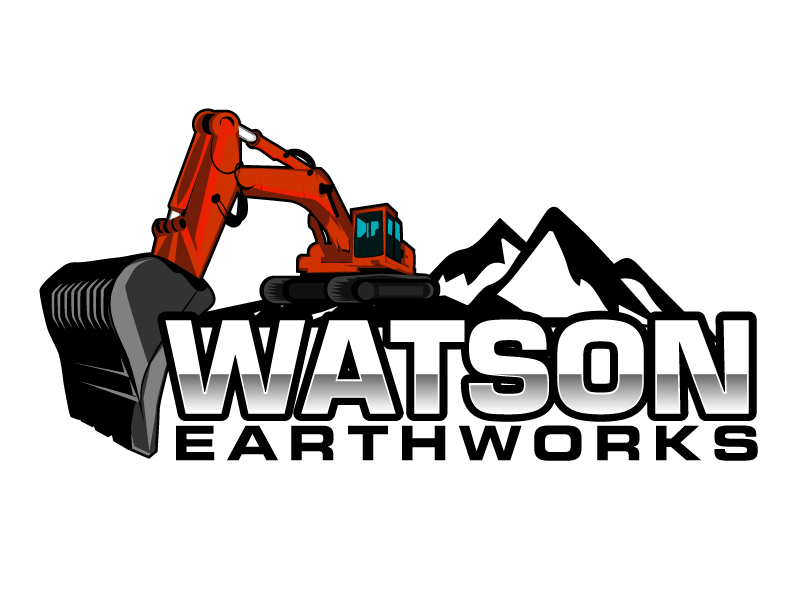 WATSON EARTHWORKS logo design by ElonStark