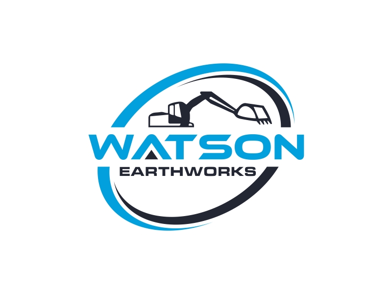 WATSON EARTHWORKS logo design by GassPoll