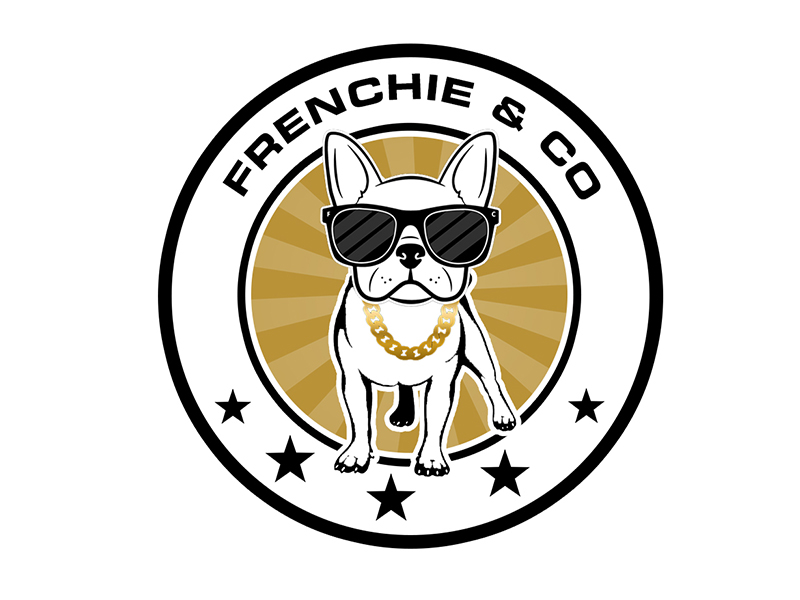 Frenchie & Co logo design by PrimalGraphics
