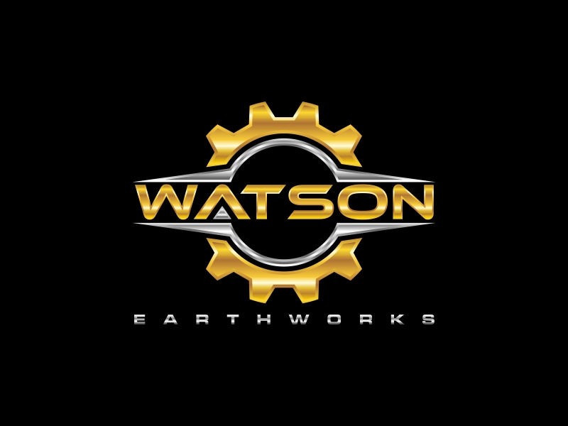 WATSON EARTHWORKS logo design by GassPoll