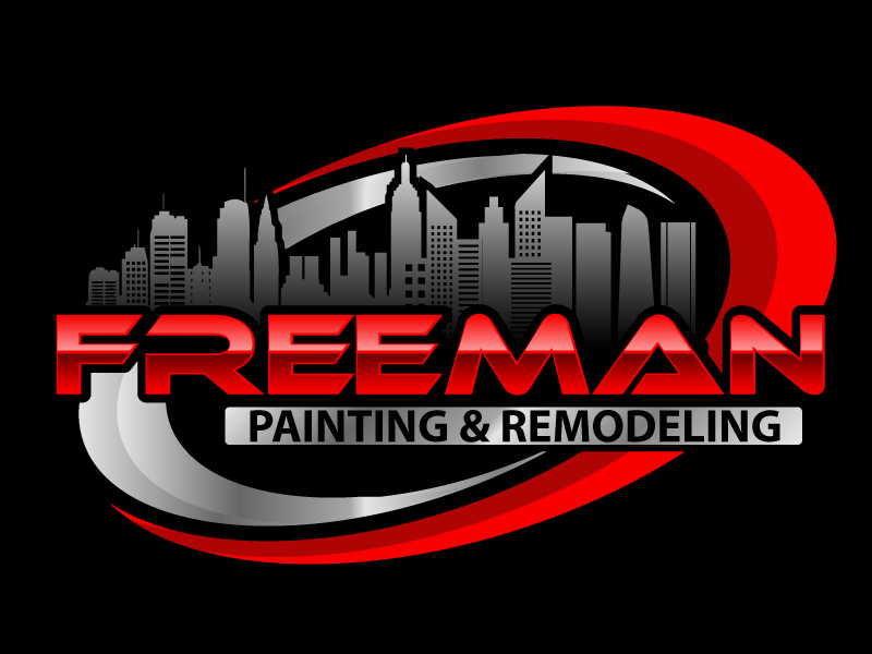 FREEMAN Painting & Remodeling logo design by ElonStark