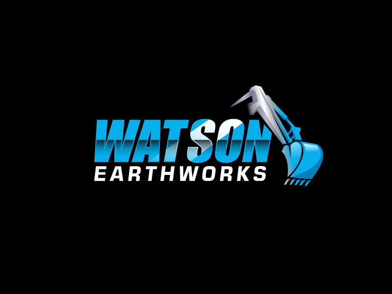 WATSON EARTHWORKS logo design by LogoInvent