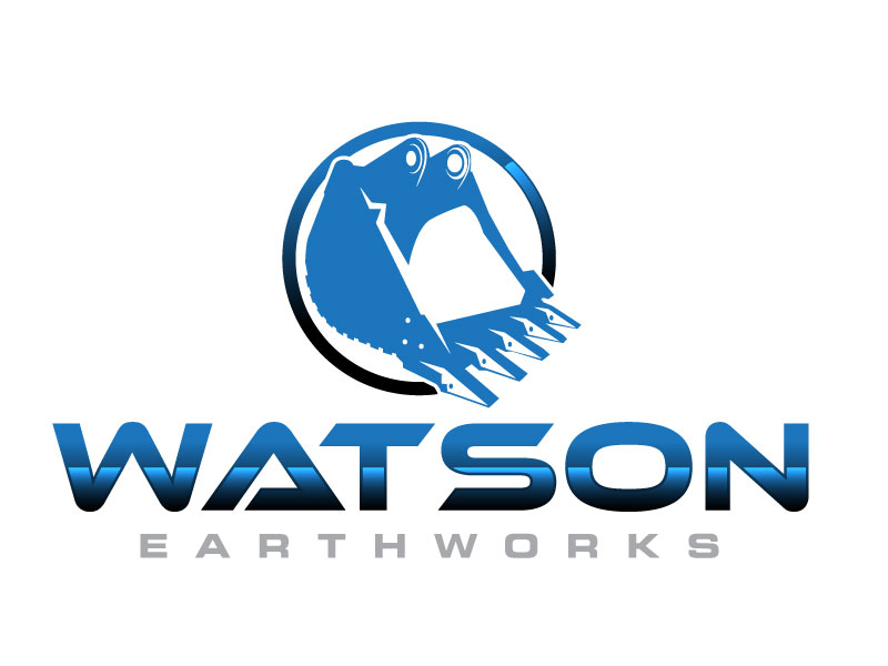 WATSON EARTHWORKS logo design by LogoInvent