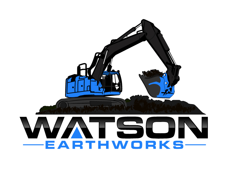 WATSON EARTHWORKS logo design by ElonStark