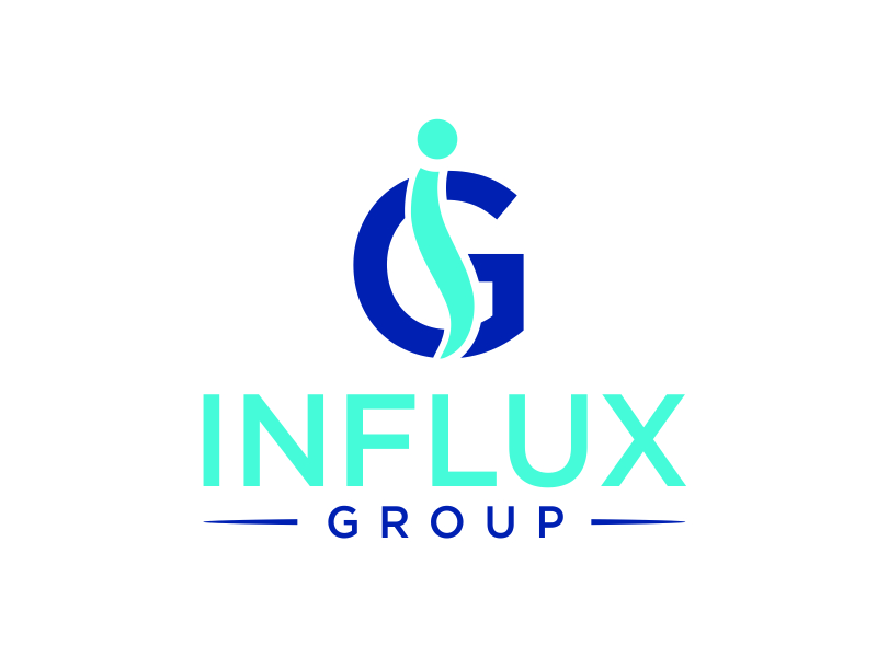 Influx Capital logo design by santrie