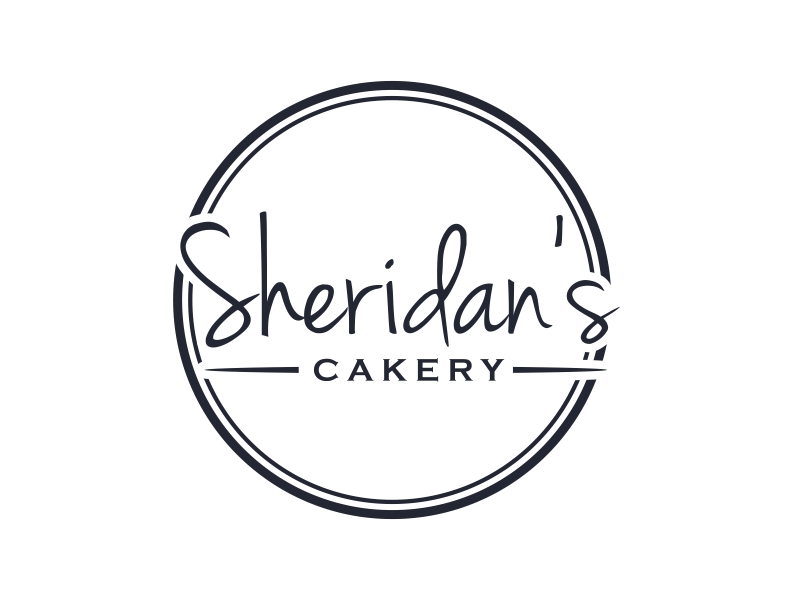 Sheridan's Cakery logo design by GassPoll