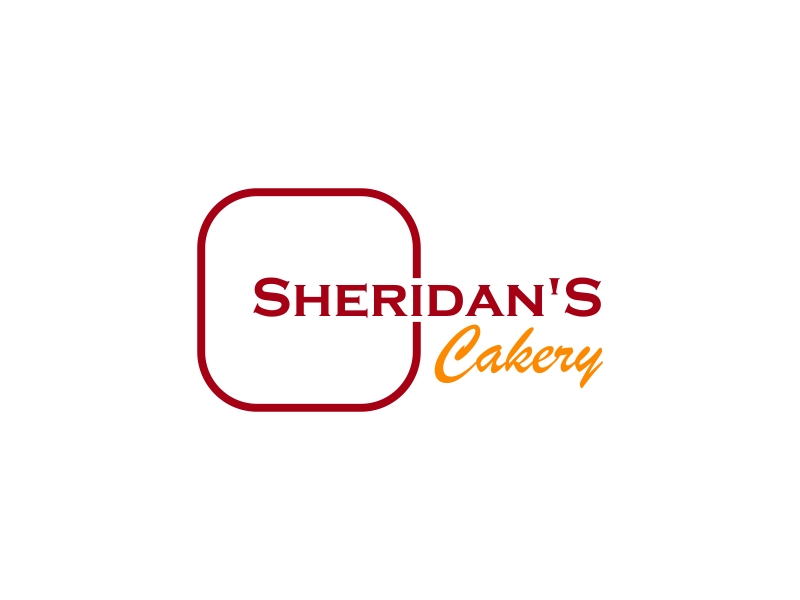 Sheridan's Cakery logo design by GassPoll
