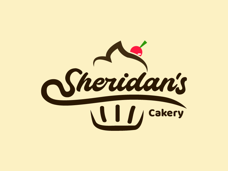 Sheridan's Cakery logo design by czars