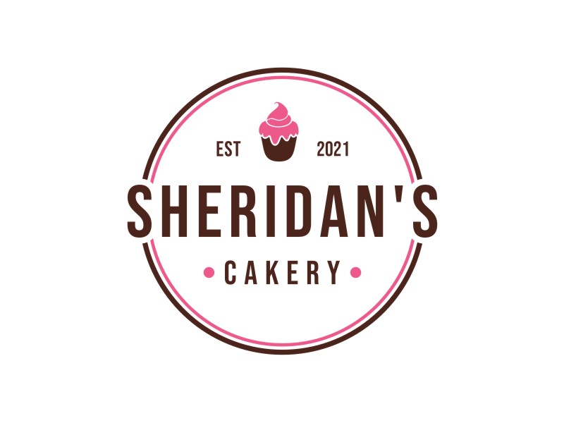 Sheridan's Cakery logo design by KQ5