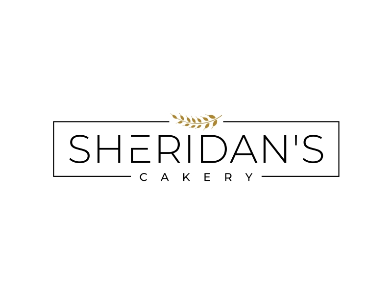 Sheridan's Cakery logo design by mutafailan