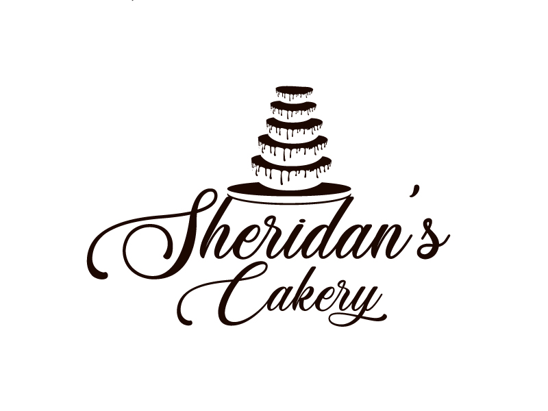 Sheridan's Cakery logo design by LucidSketch