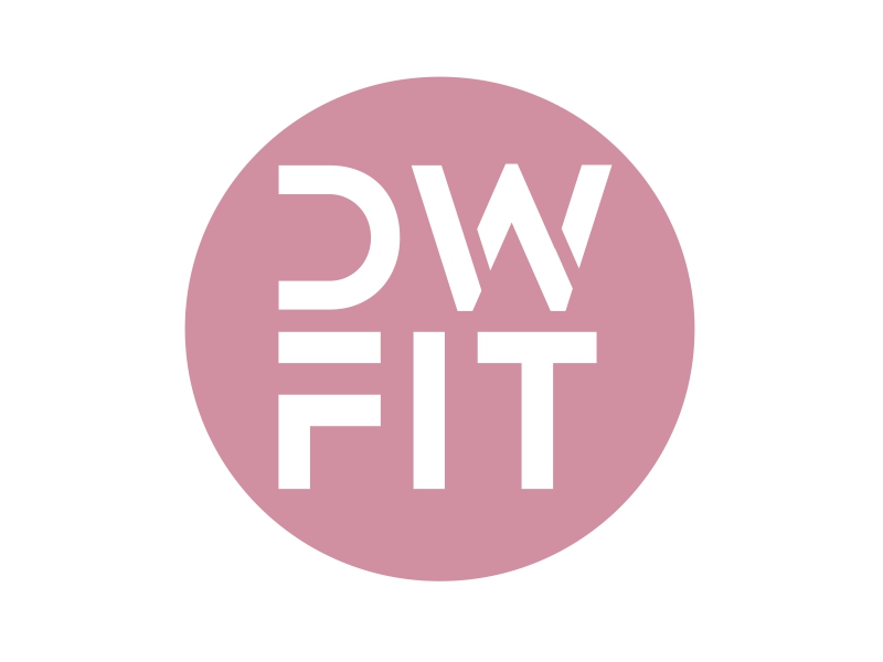 DW FIT logo design by serprimero