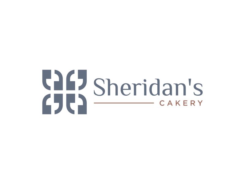 Sheridan's Cakery logo design by Kanya