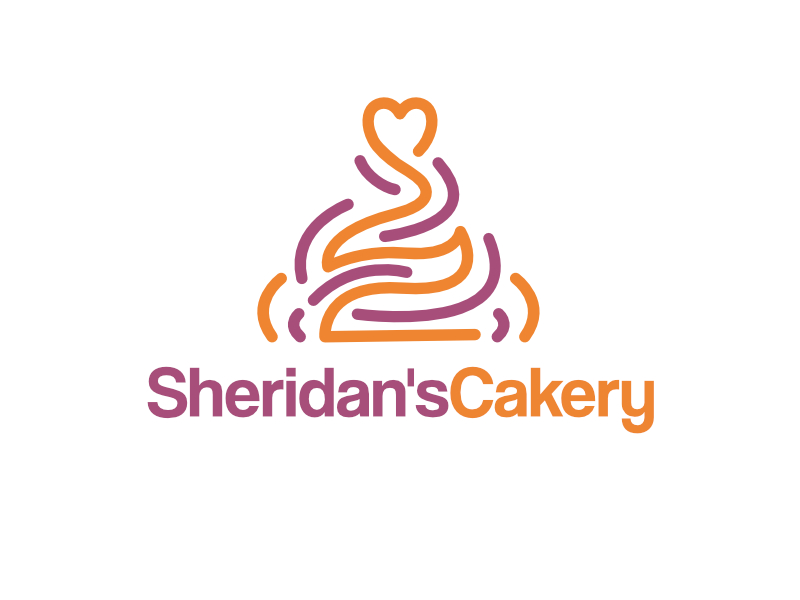Sheridan's Cakery logo design by alfais