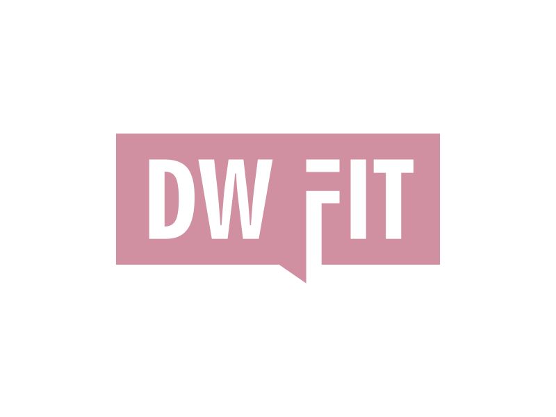 DW FIT logo design by GassPoll