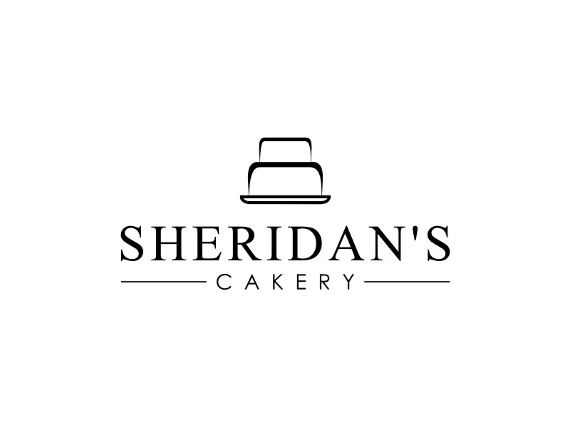 Sheridan's Cakery logo design by KQ5
