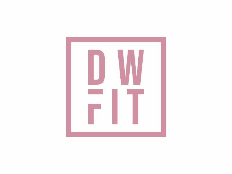 DW FIT logo design by y7ce