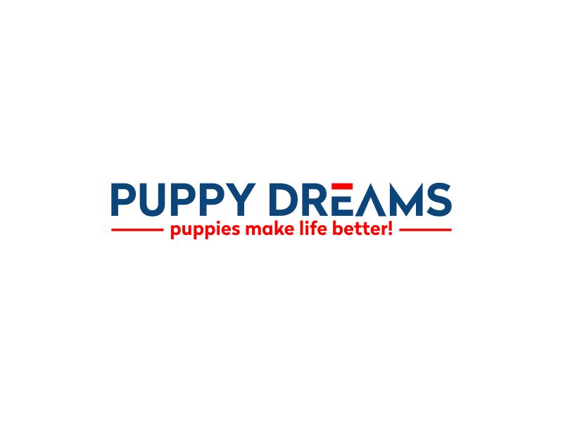 Puppy Dreams (puppies make life better!) logo design by RIANW