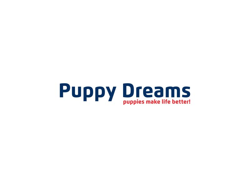 Puppy Dreams (puppies make life better!) logo design by RIANW