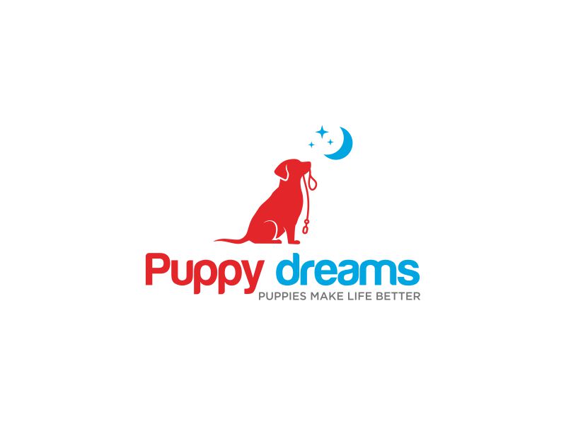 Puppy Dreams (puppies make life better!) logo design by restuti