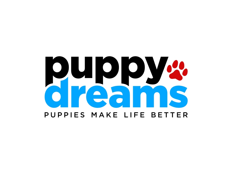 Puppy Dreams (puppies make life better!) logo design by GemahRipah