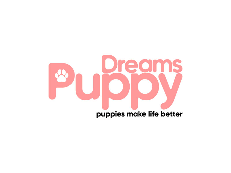 Puppy Dreams (puppies make life better!) logo design by Erasedink