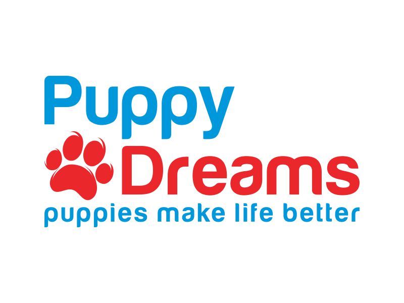 Puppy Dreams (puppies make life better!) logo design by funsdesigns
