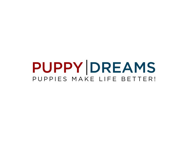 Puppy Dreams (puppies make life better!) logo design by p0peye