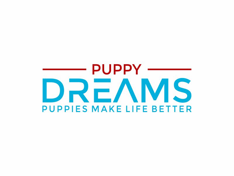 Puppy Dreams (puppies make life better!) logo design by y7ce