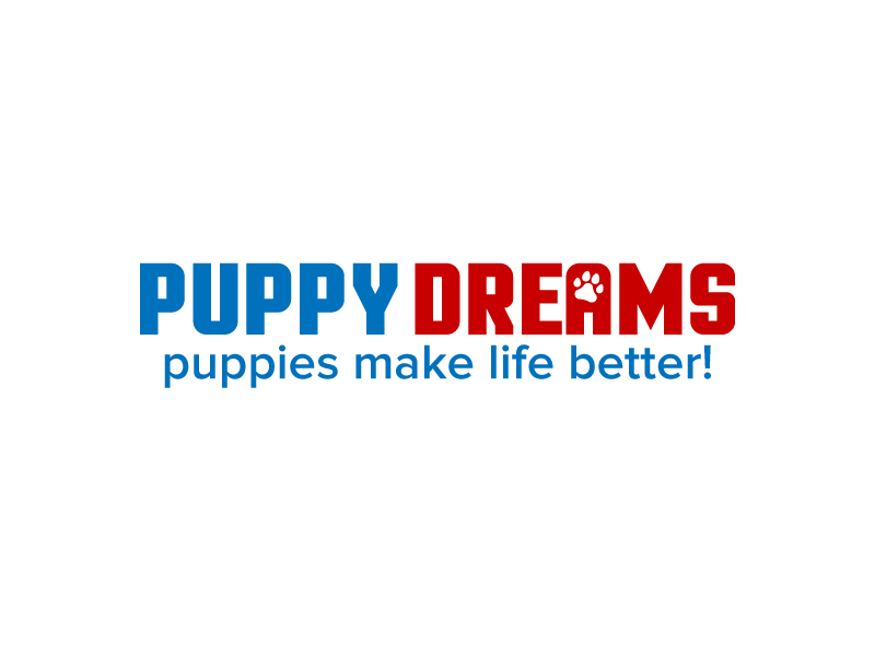 Puppy Dreams (puppies make life better!) logo design by jaize