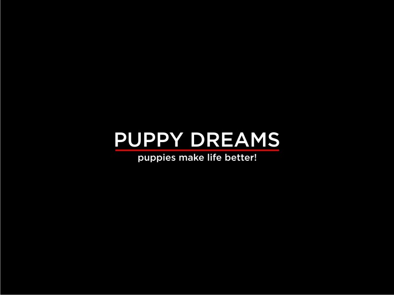 Puppy Dreams (puppies make life better!) logo design by hopee